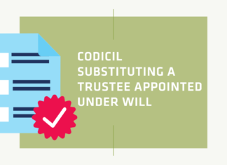 Codicil Substituting A Trustee