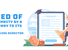 Deed Of Indemnity By A Company To Its Managing Director Format