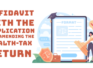 Affidavit With The Application For Amending The Wealth-Tax Return Affidavit With The Application For Amending The Wealth-Tax Return