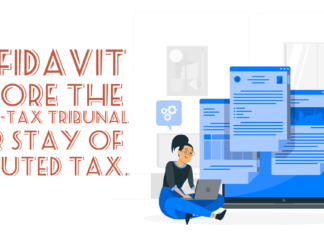 Affidavit Before The Sales-Tax Tribunal For Stay Of Disputed Tax Affidavit Before The Sales-tax Tribunal For Stay Of Disputed Tax