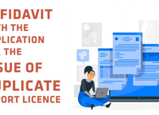 AFFIDAVIT WITH THE APPLICATION FOR THE ISSUE OF DUPLICATE EXPORT LICENCE
