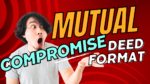 Mutual Compromise Deed Format