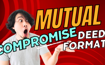 Mutual Compromise Deed Format