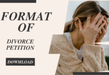 Format of Divorce Petition