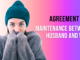 Agreement for Maintenance Between Husband and Wife Agreement for Maintenance