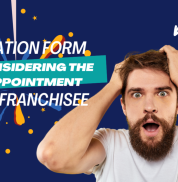 APPOINTMENT OF FRANCHISEE