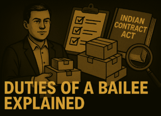 Explain in detail, the duties of a bailee in respect of goods bailed. a man holding boxes next to a clipboard