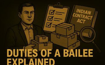 a man holding boxes next to a clipboard