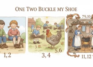 ONE, TWO, BUCKLE MY SHOE NURSERY RHYMES
