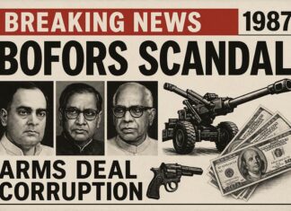 बोफोर्स स्कैंडल (1987): भारतीय राजनीति की सबसे बड़ी हथियार घोटाला