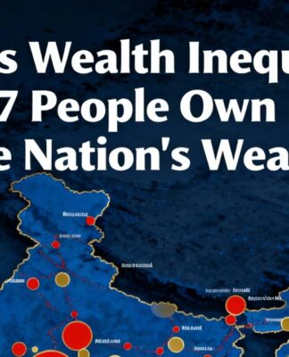 The Alarming Reality of India’s Wealth Concentration: How 1,687 People Control Half the Nation’s Resources