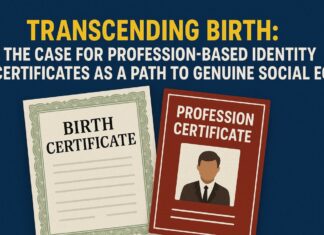 Transcending Birth: The Case for Profession-Based Identity Certificates as a Path to Genuine Social Equality Profession-Based Identity Certificates