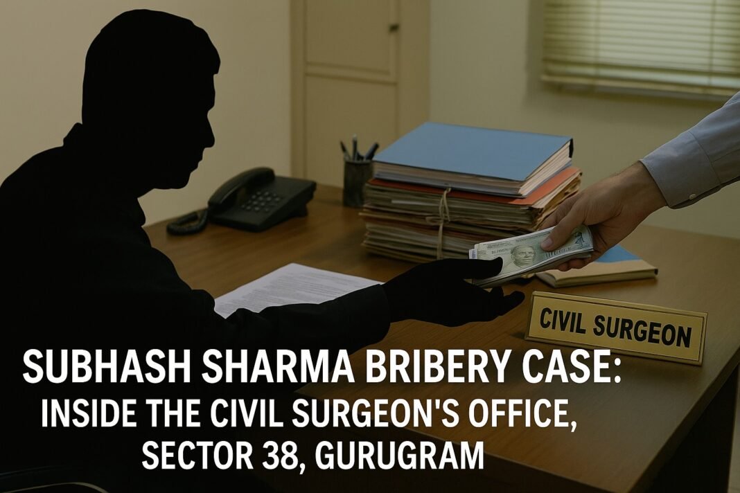 Subhash Sharma Bribery Case: Inside the Civil Surgeon’s Office in Sector 38, Gurugram