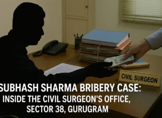 Subhash Sharma Bribery Case: Inside the Civil Surgeon’s Office in Sector 38, Gurugram