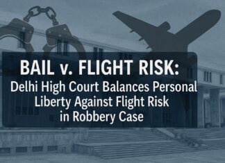 Bail v. Flight Risk: Delhi High Court Balances Personal Liberty Against Flight Risk in Robbery Case Bail v. Flight Risk