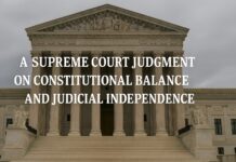 Constitutional Balance and Judicial Independence