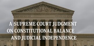 Constitutional Balance and Judicial Independence