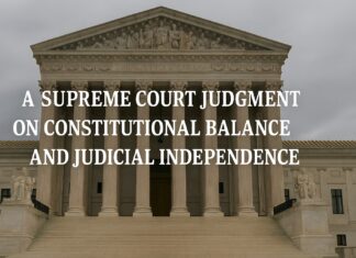 Constitutional Balance and Judicial Independence