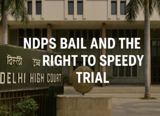DHC Judgment on Vivek Kumar v. State (NCT of Delhi) : NDPS Bail and the Right to Speedy Trial NDPS Bail