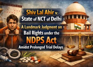 Shiv Lal Ahir v. State of NCT of Delhi: Bail Rights under the NDPS Act Amidst Prolonged Trial Delays Shiv Lal Ahir v. State of NCT of Delhi