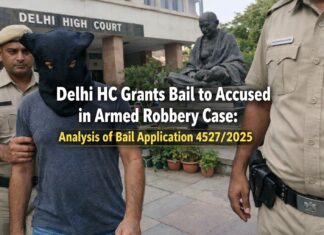 Delhi HC Grants Bail to Accused in Armed Robbery Case: Analysis of Bail Application 4527/2025