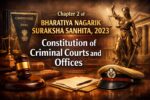 Chapter 2 of Bharatiya Nagarik Suraksha Sanhita, 2023: Constitution of Criminal Courts and Offices