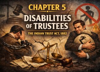 Chapter 5 of the Indian Trust Act, 1882: Disabilities of Trustees