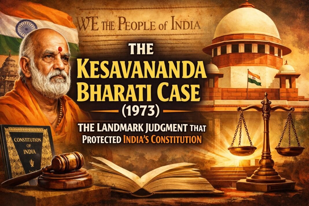 The Kesavananda Bharati Case (1973): The Landmark Judgment That Protected India's Constitution