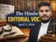 The Hindu Editorial Vocab | April 3, 2026