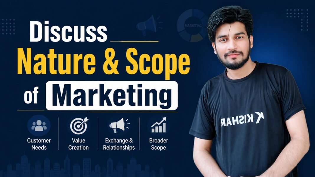 nature and scope of marketing