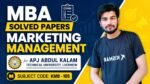 mba solved papers