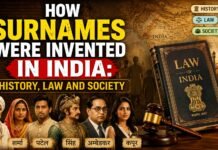 How Surnames Were Invented in India: History, Law and Society