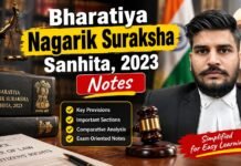 Bharatiya Nagarik Suraksha Sanhita, 2023 Notes